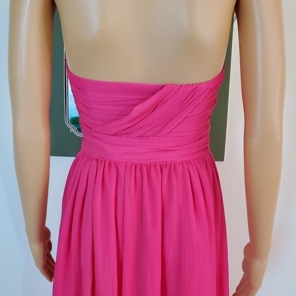 H&M chiffon strapless midi dress - Picture 9 of 13